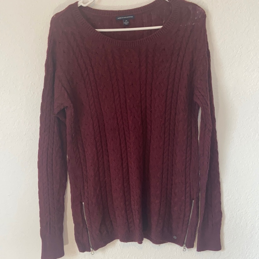 Maroon American Eagle sweater